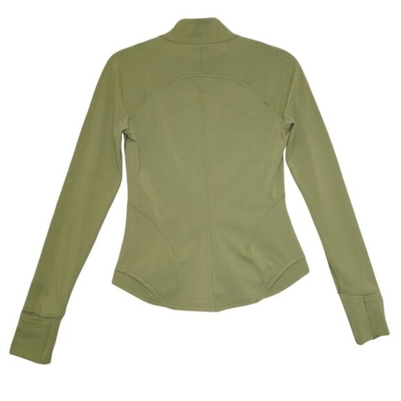 Lululemon Define Jacket Full Zip Green – Size 6 – Slim Fit, Thumbholes, EUC - Picture 6 of 6